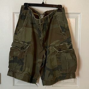 American Eagle Camo Cargo Short